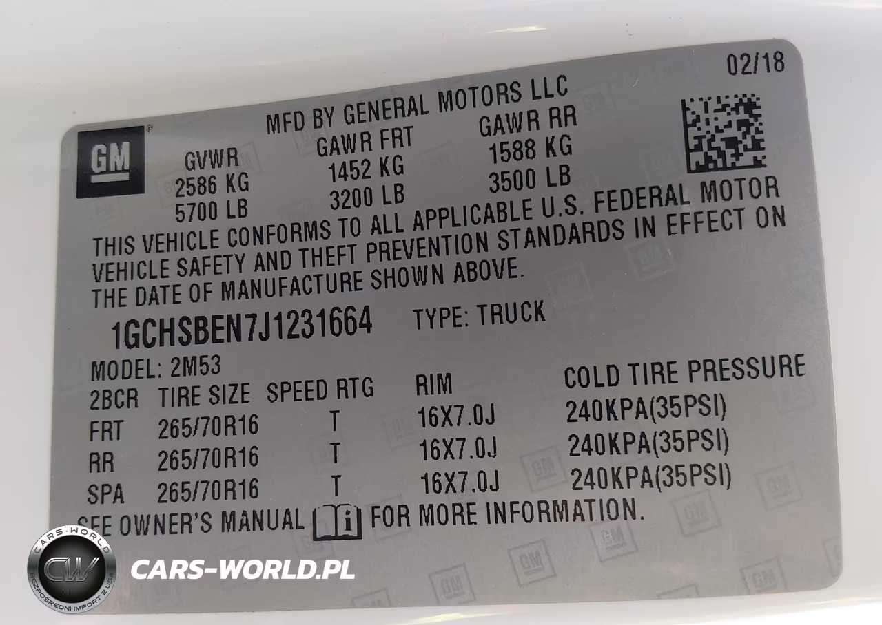 2018 Chevrolet Colorado Wt VIN:1GCHSBEN7J1231664 - 9