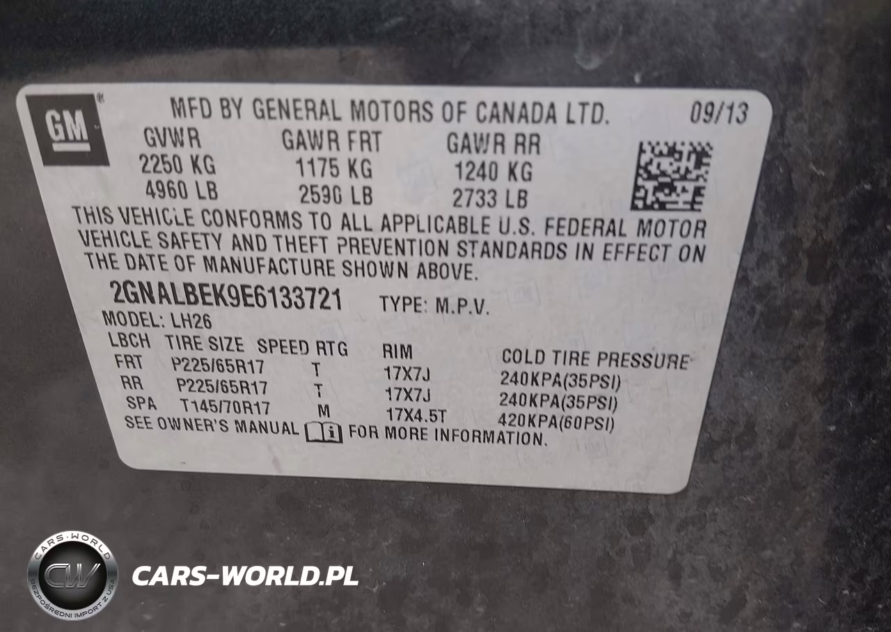 2014 Chevrolet Equinox 1Lt VIN:2GNALBEK9E6133721 - 9