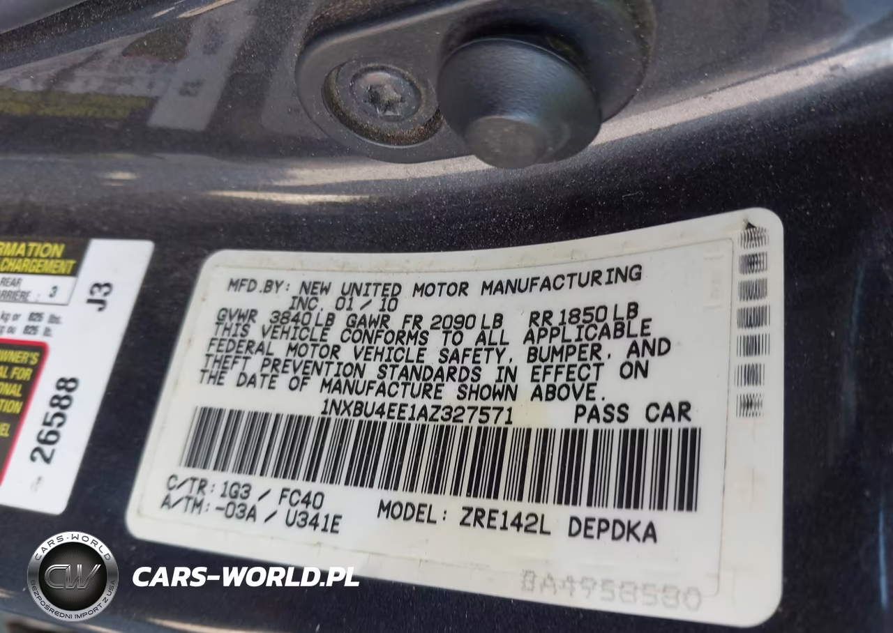 2010 Toyota Corolla Le VIN:1NXBU4EE1AZ327571 - 9