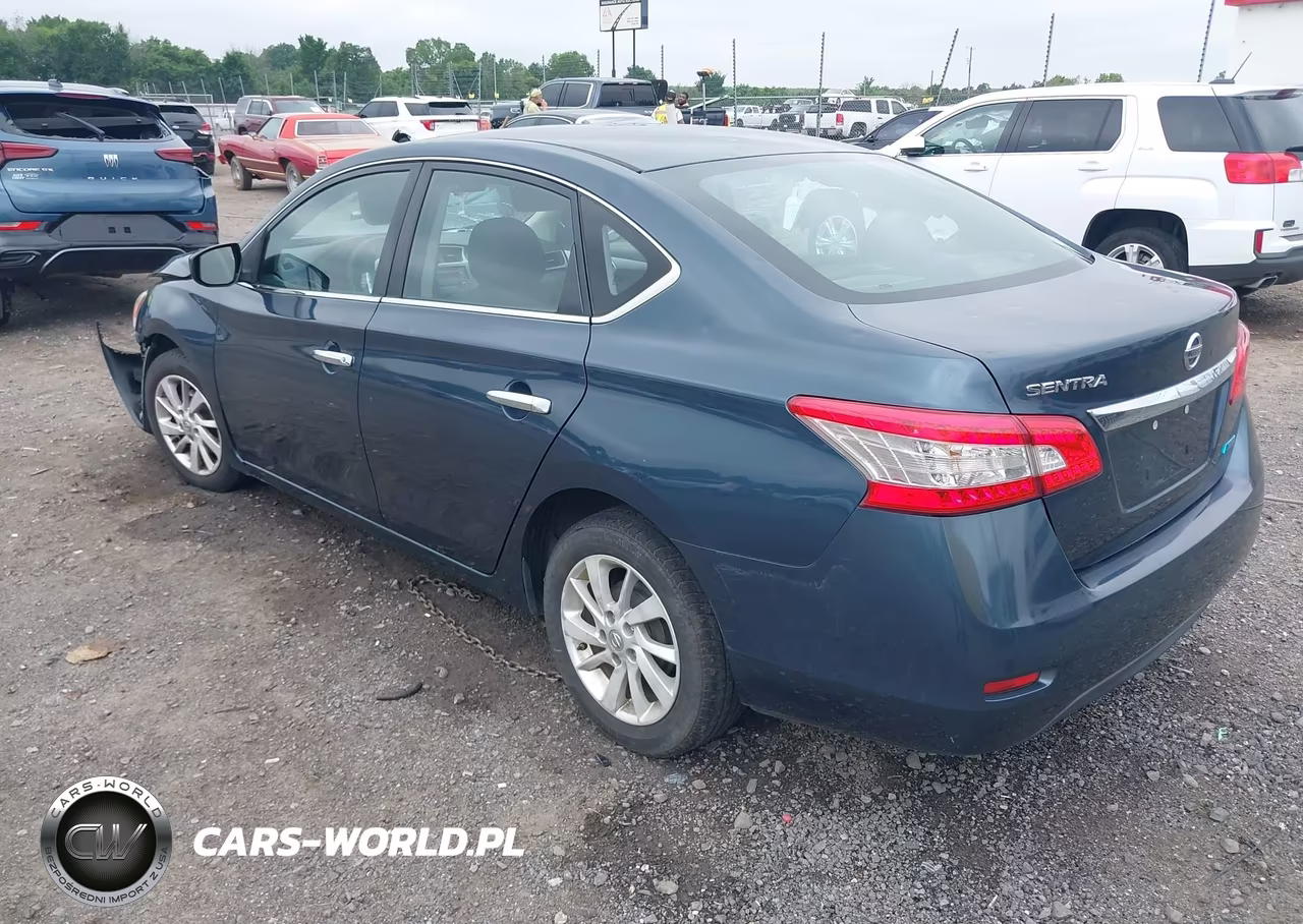 2013 Nissan Sentra S VIN:3N1AB7AP7DL687556 - 3