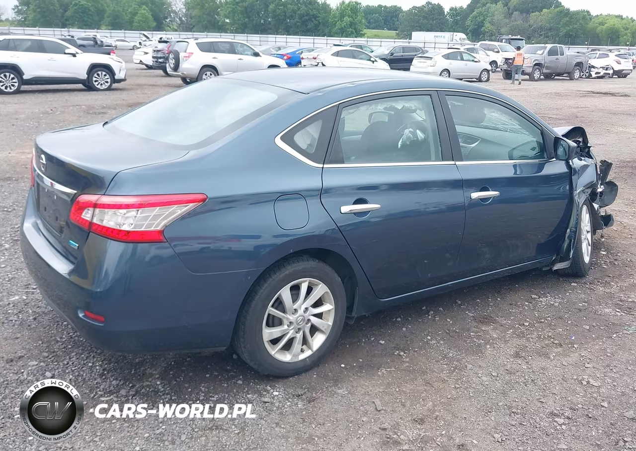 2013 Nissan Sentra S VIN:3N1AB7AP7DL687556 - 4