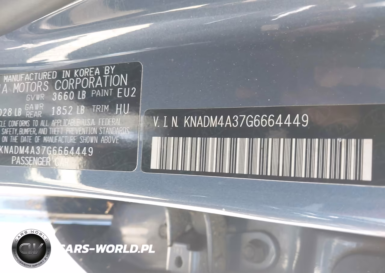 2016 Kia Rio Lx VIN:KNADM4A37G6664449 - 9