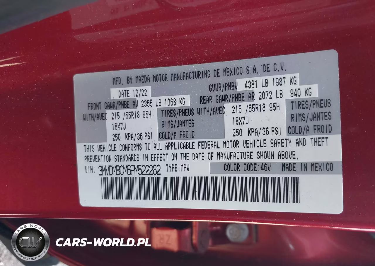 2023 Mazda Cx-30 2.5 S Preferred VIN:3MVDMBCM6PM522282 - 9