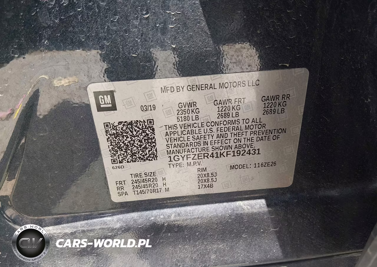 2019 Cadillac Xt4 Sport VIN:1GYFZER41KF192431 - 9