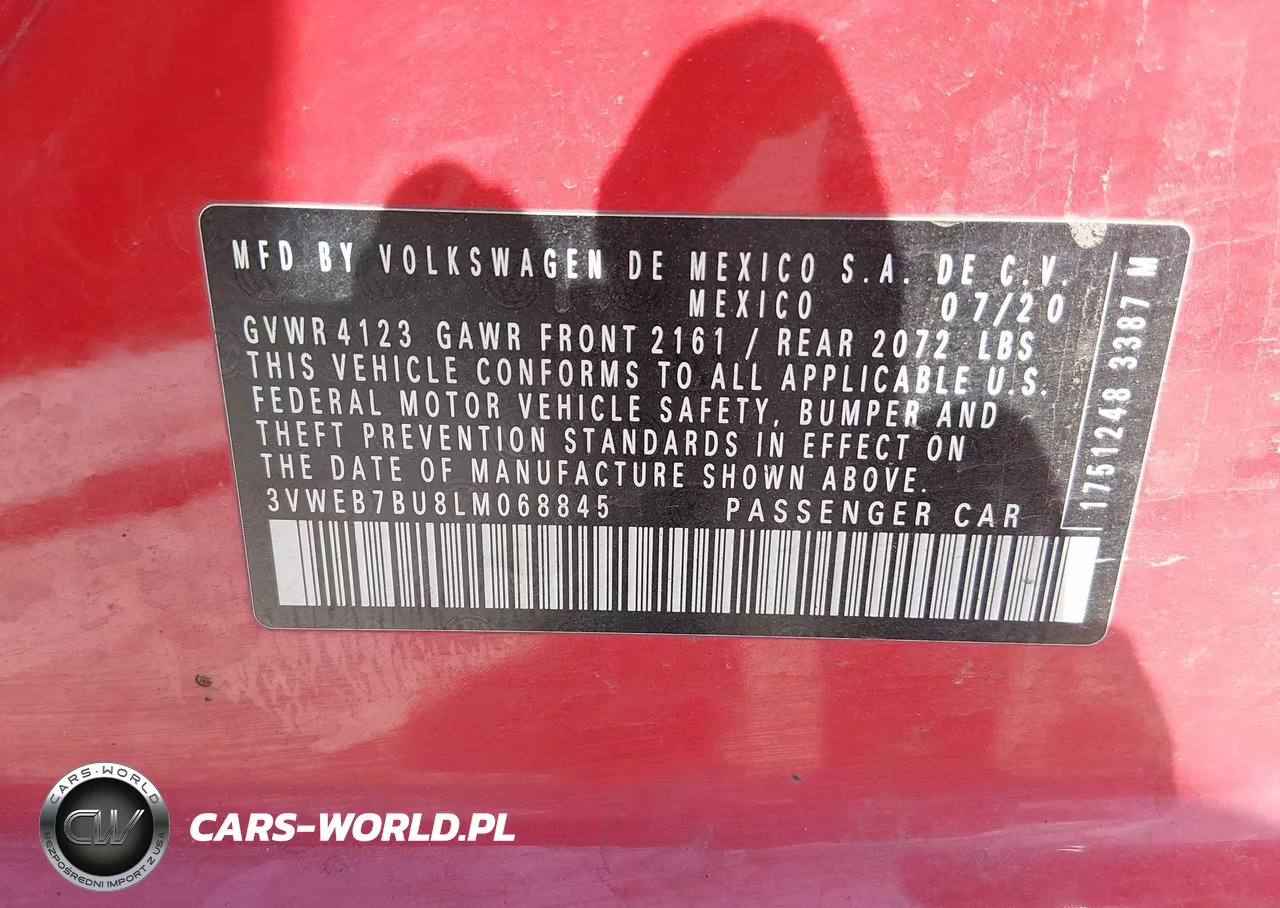 2020 Volkswagen Jetta 1.4T Sel VIN:3VWEB7BU8LM068845 - 9