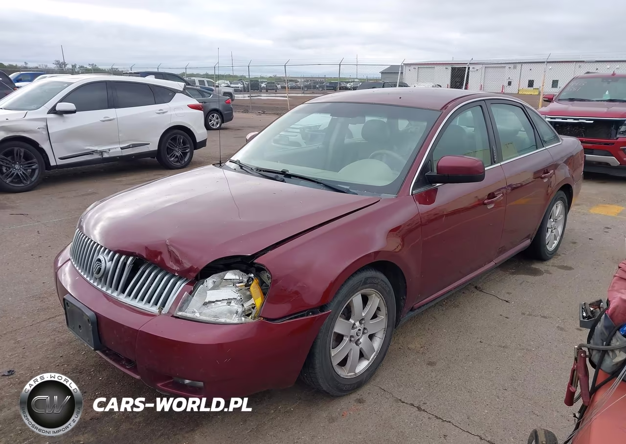 2007 Mercury Montego Luxury VIN:1MEHM40167G612470 - 2