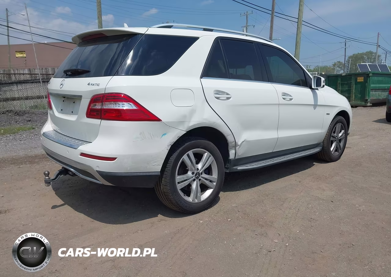 2012 Mercedes-Benz Ml 350 4Matic VIN:4JGDA5HB6CA023486 - 4