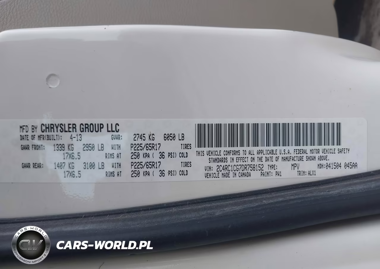 2013 Chrysler Town & Country Touring-L VIN:2C4RC1CG7DR758152 - 9