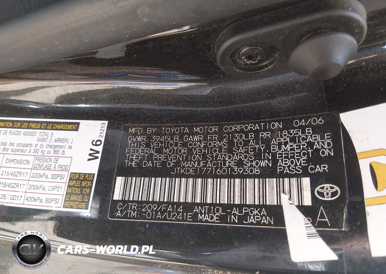2006 Scion Tc VIN:JTKDE177160139308 - 9