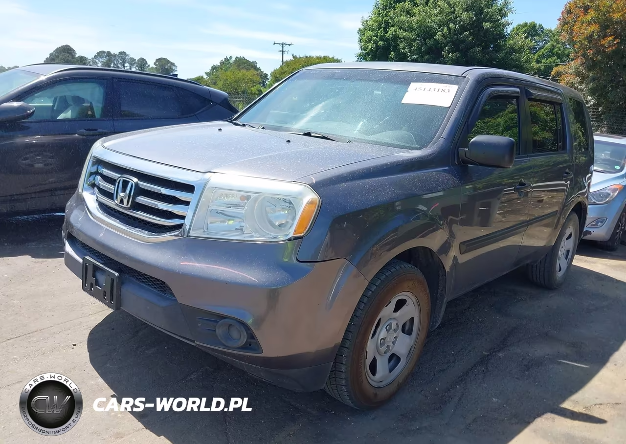 2015 Honda Pilot Lx VIN:5FNYF4H2XFB026680 - 2