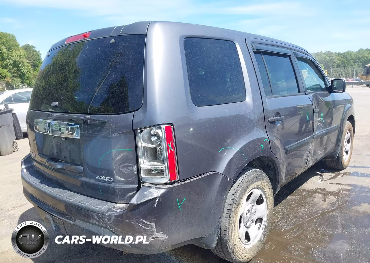 2015 Honda Pilot Lx VIN:5FNYF4H2XFB026680 - 4