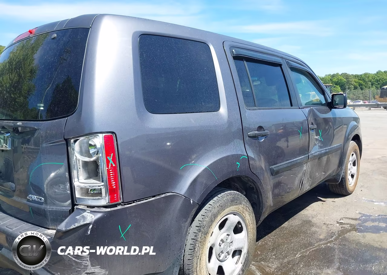 2015 Honda Pilot Lx VIN:5FNYF4H2XFB026680 - 6
