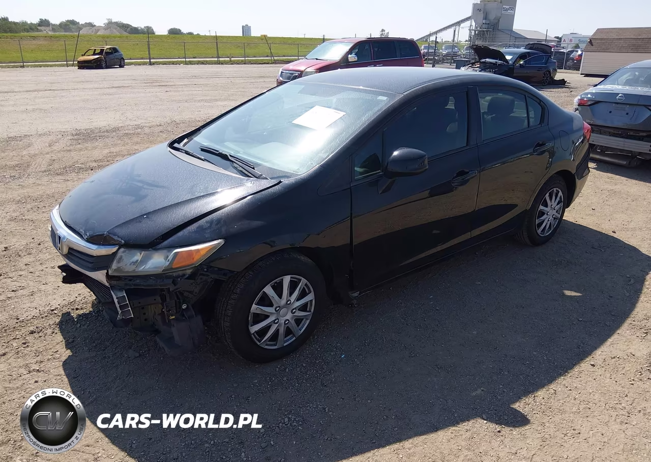 2012 Honda Civic Lx VIN:19XFB2F57CE038002 - 2