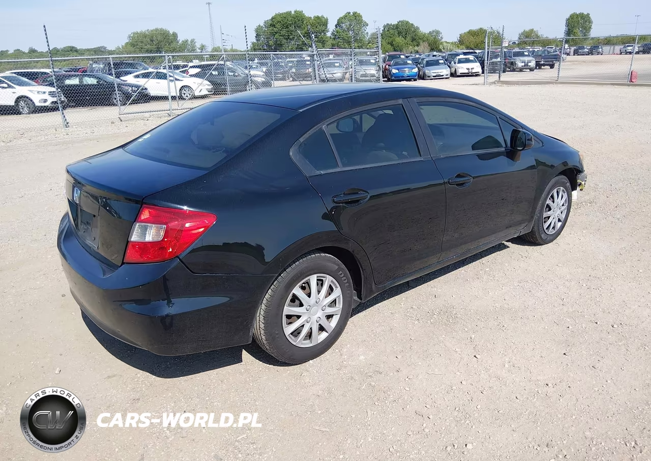 2012 Honda Civic Lx VIN:19XFB2F57CE038002 - 4