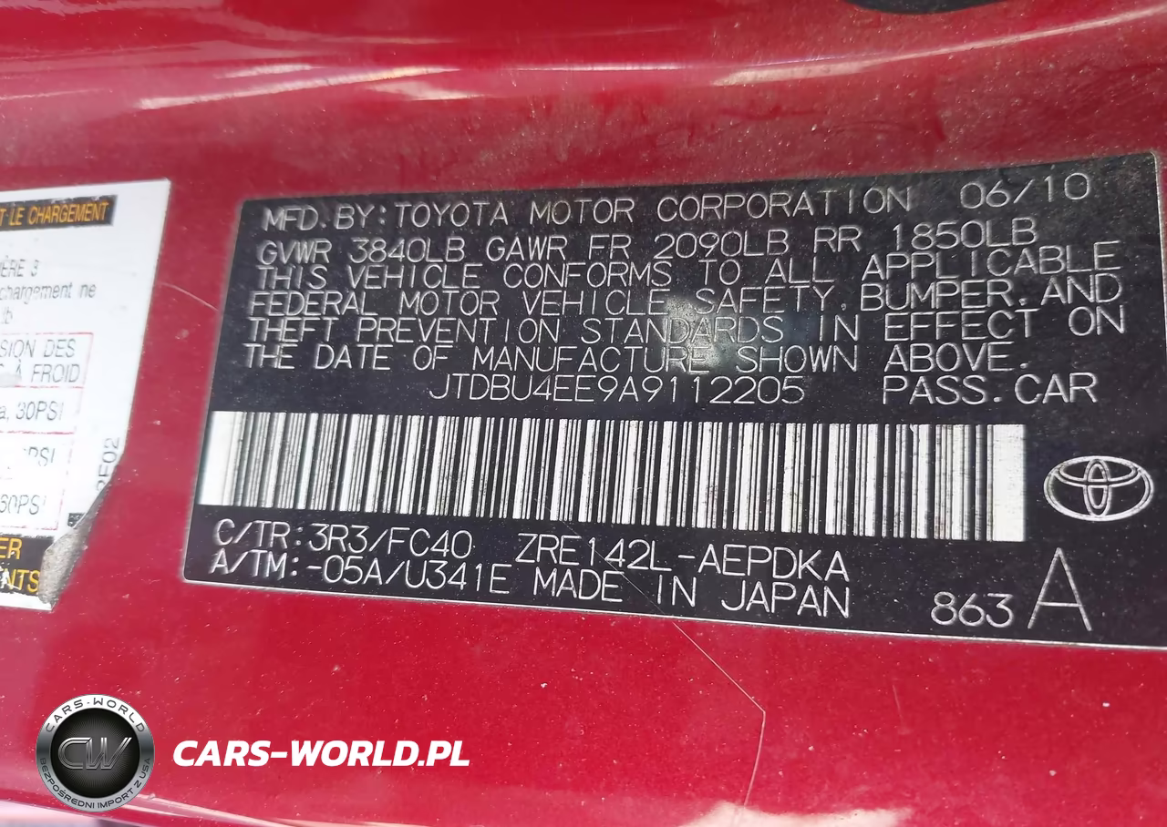 2010 Toyota Corolla Le VIN:JTDBU4EE9A9112205 - 9