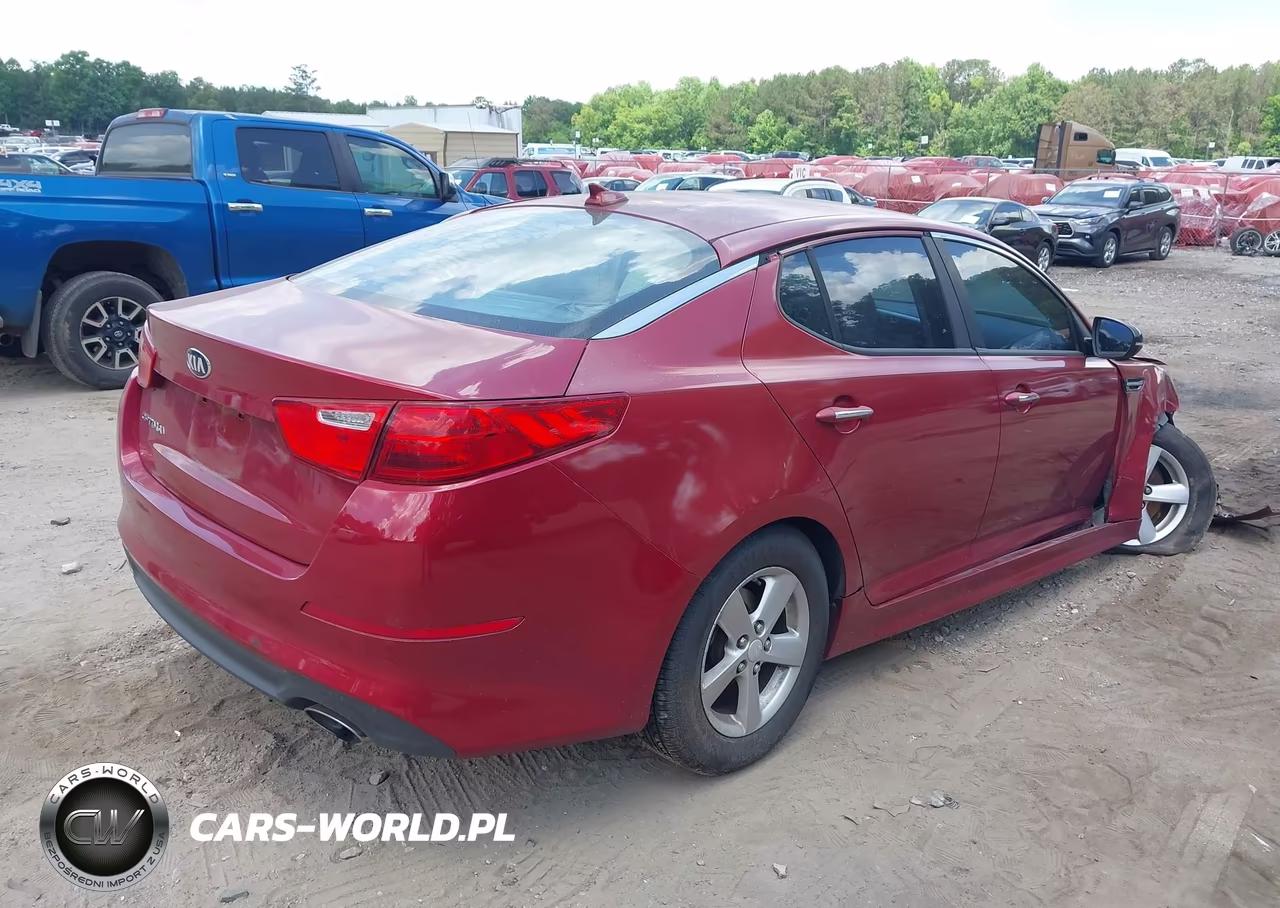 2015 Kia Optima Lx VIN:5XXGM4A75FG441166 - 4