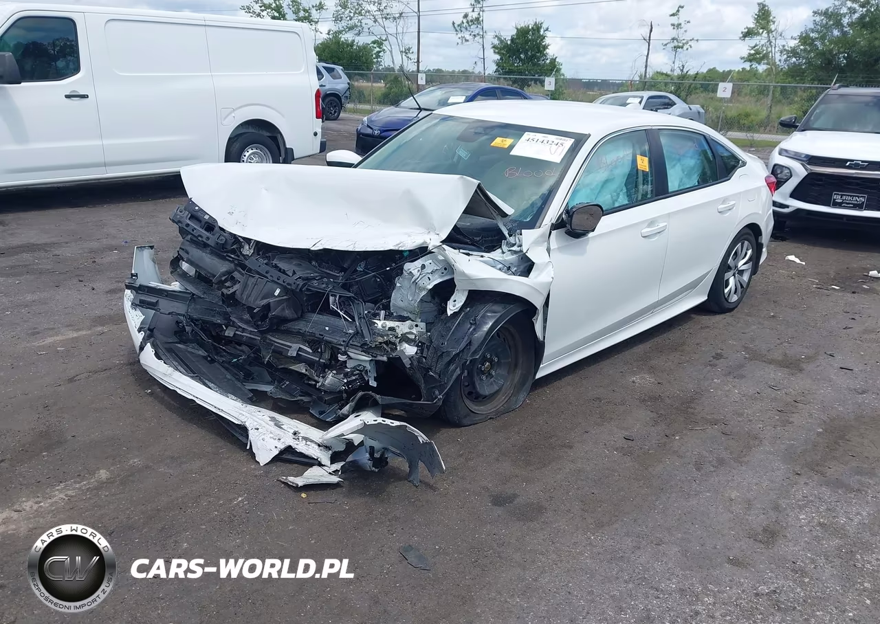 2024 Honda Civic Lx VIN:2HGFE2F25RH524139 - 2