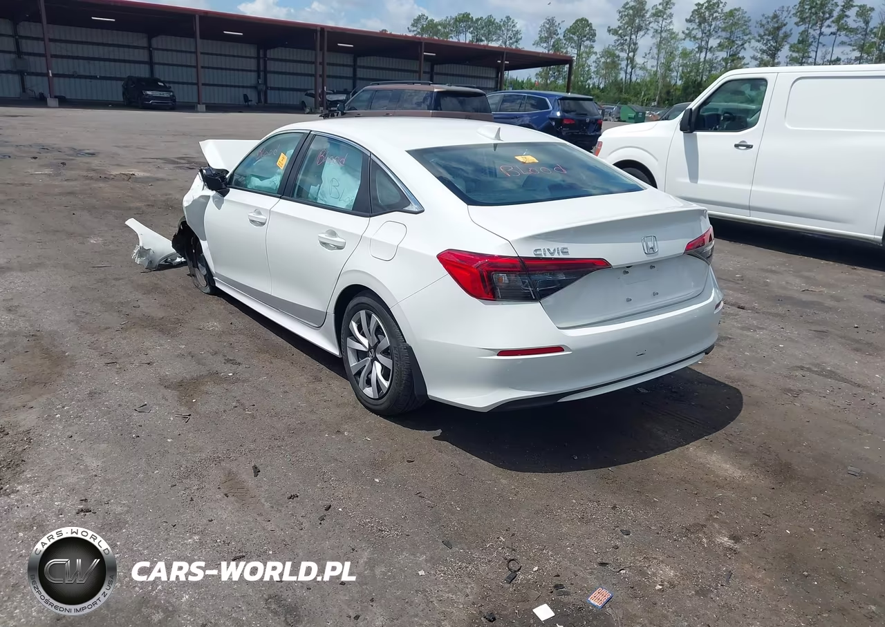 2024 Honda Civic Lx VIN:2HGFE2F25RH524139 - 3