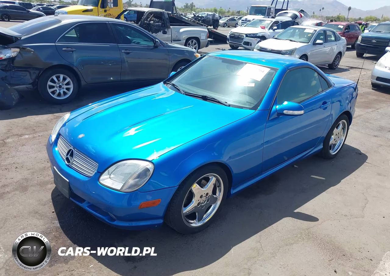 2001 Mercedes-Benz Slk 320 VIN:WDBKK65F91F217028 - 2