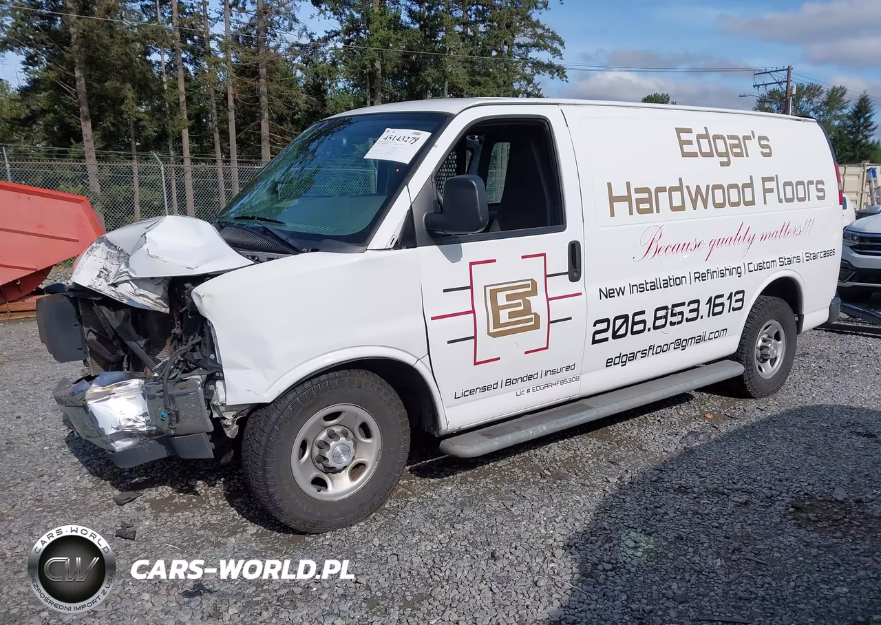 2018 Chevrolet Express 2500 Work Van VIN:1GCWGAFG8J1911009 - 2
