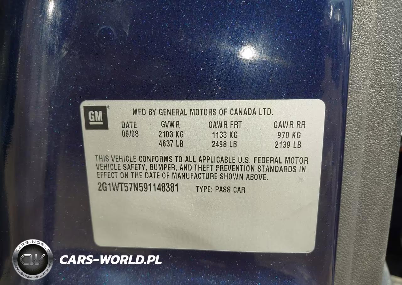 2009 Chevrolet Impala Lt VIN:2G1WT57N591148381 - 9