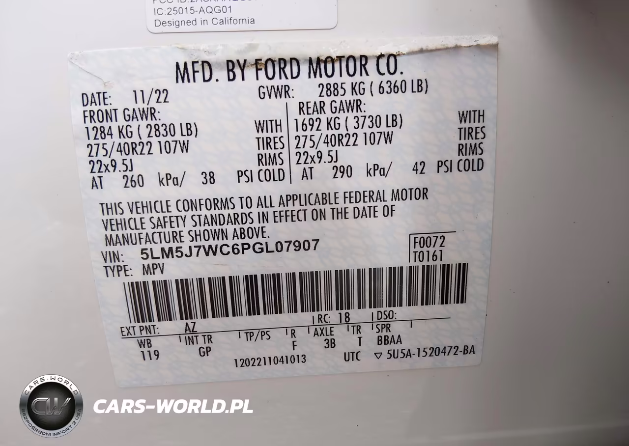 2023 Lincoln Aviator Reserve VIN:5LM5J7WC6PGL07907 - 9