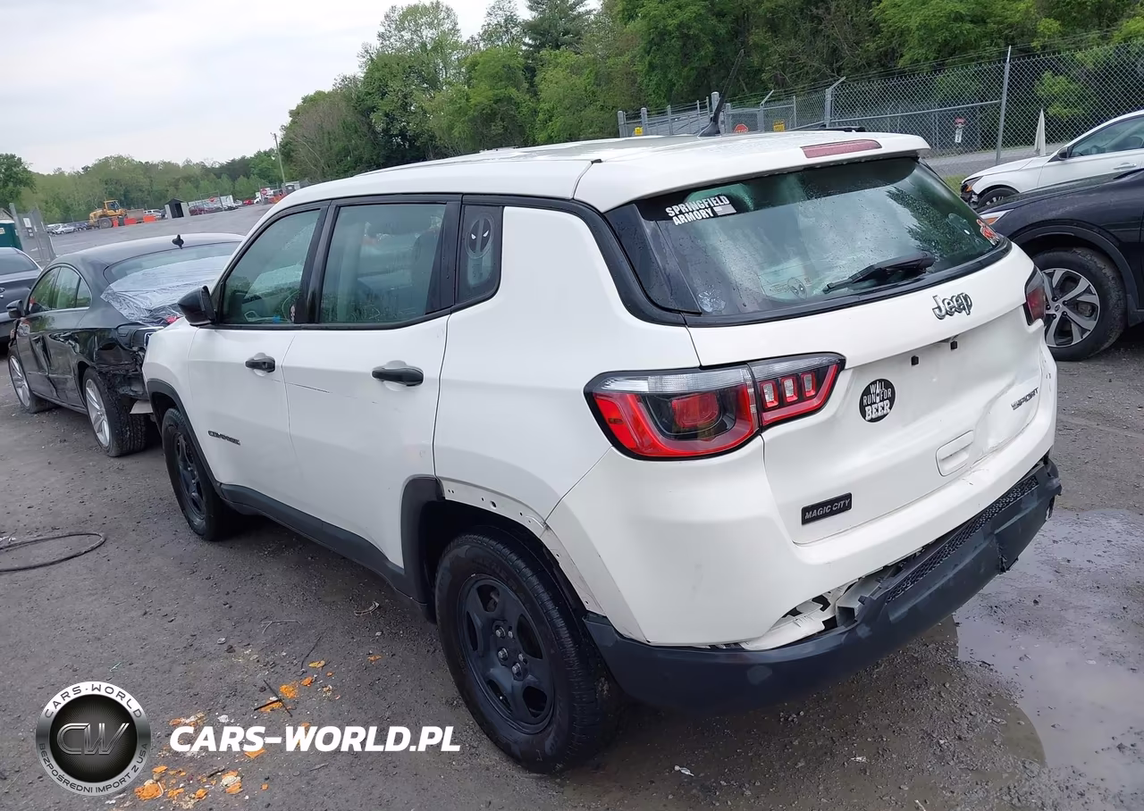 2018 Jeep Compass Sport Fwd VIN:3C4NJCAB0JT107154 - 3