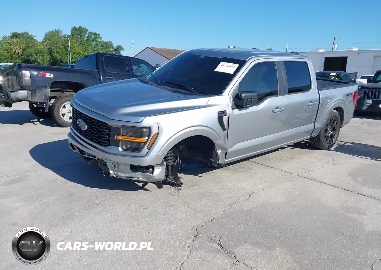 2024 Ford F-150 Stx VIN:1FTFW2L53RKF47082 - 2