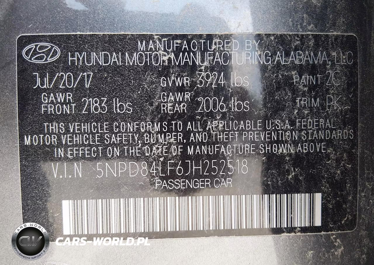 2018 Hyundai Elantra Sel VIN:5NPD84LF6JH252518 - 9