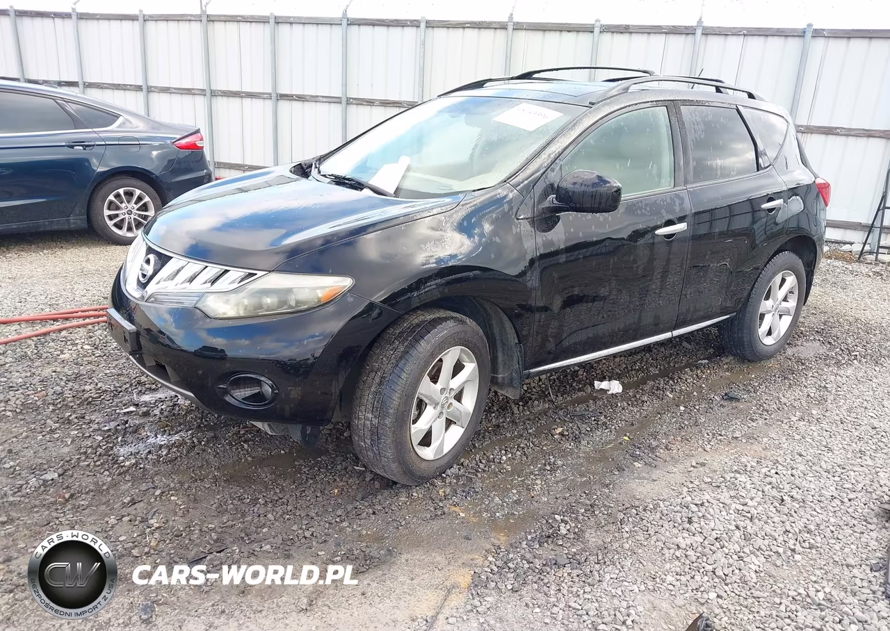 2009 Nissan Murano Sl VIN:JN8AZ18U29W030557 - 2