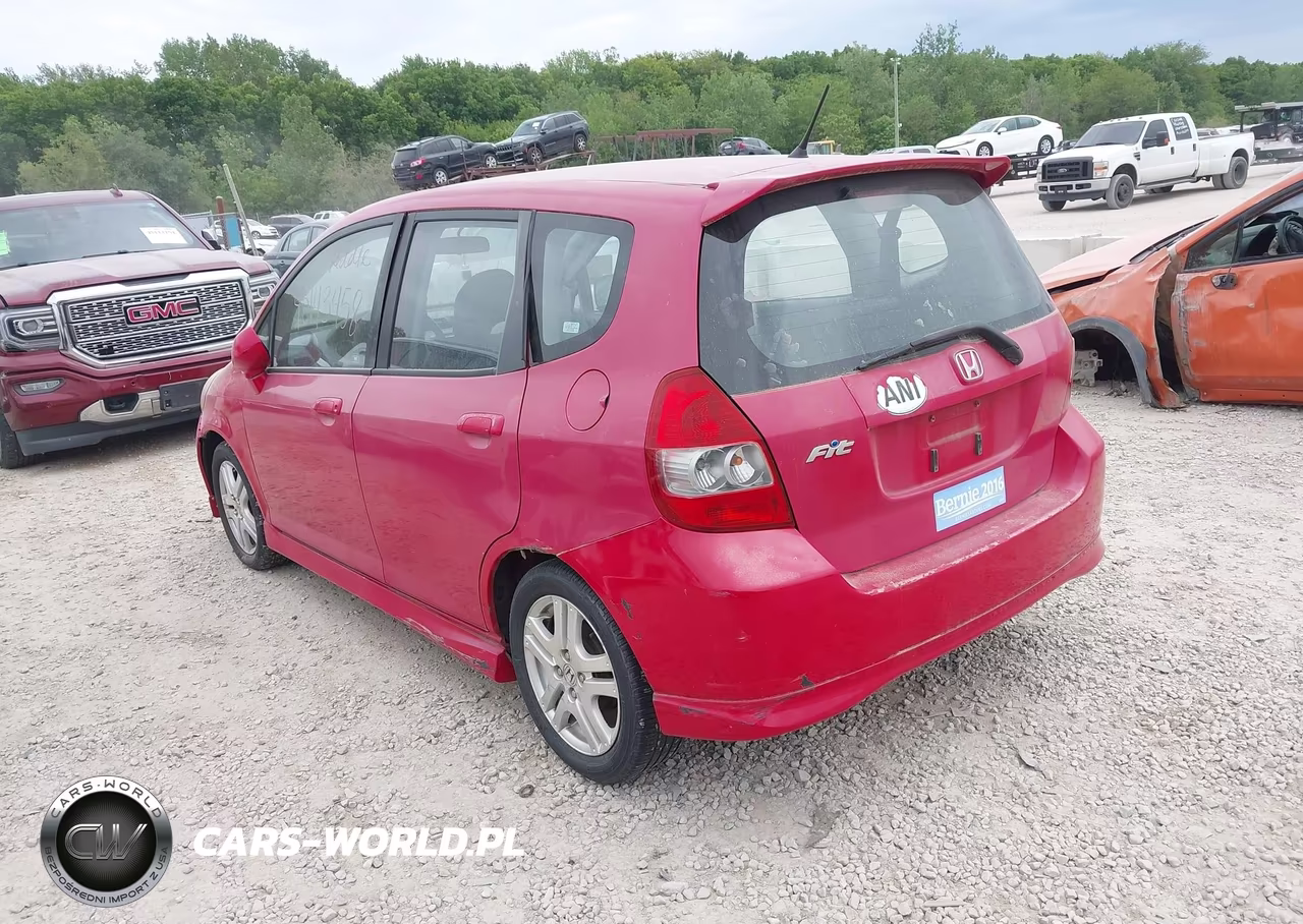 2008 Honda Fit Sport VIN:JHMGD38668S030180 - 3