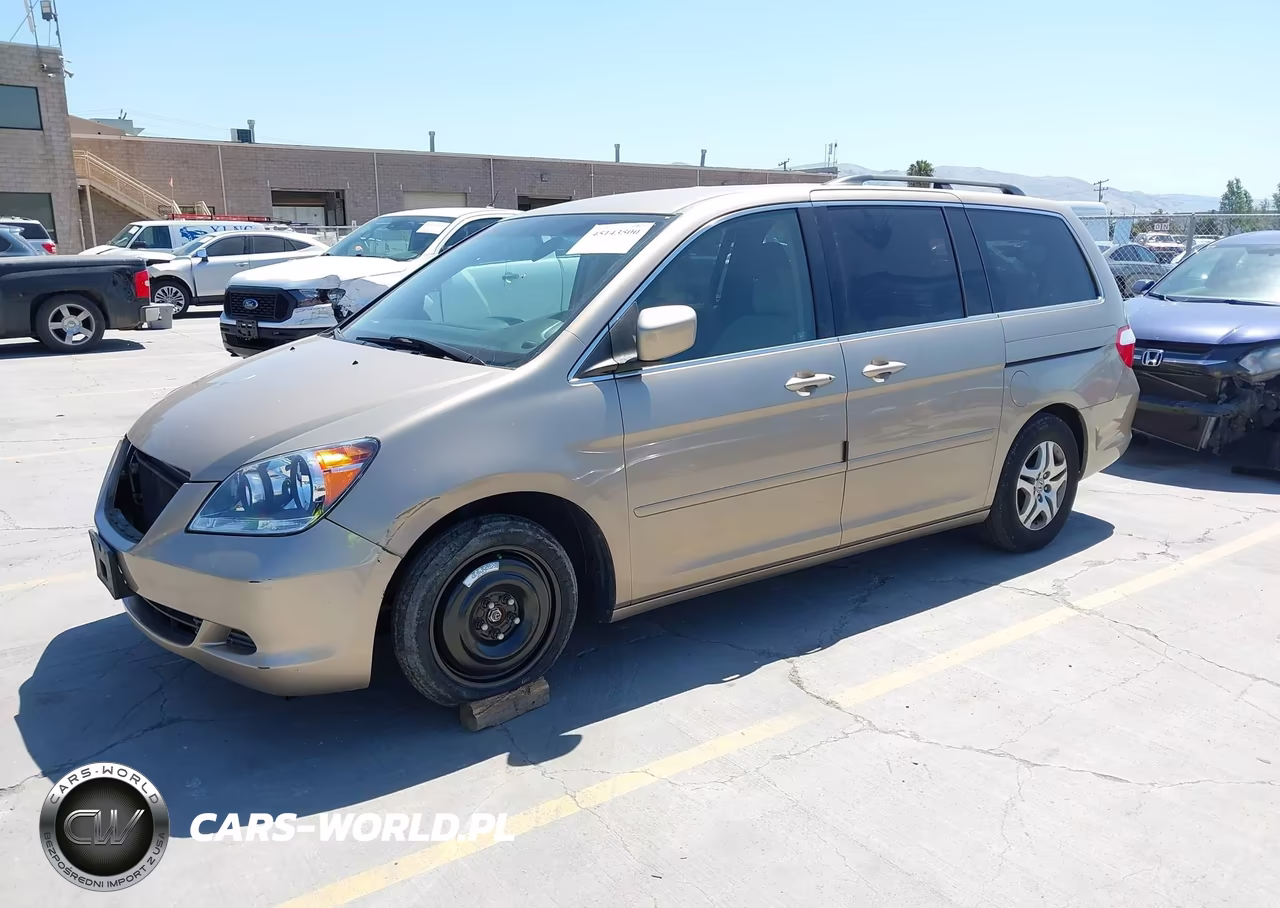 2007 Honda Odyssey Ex VIN:5FNRL38497B031783 - 2