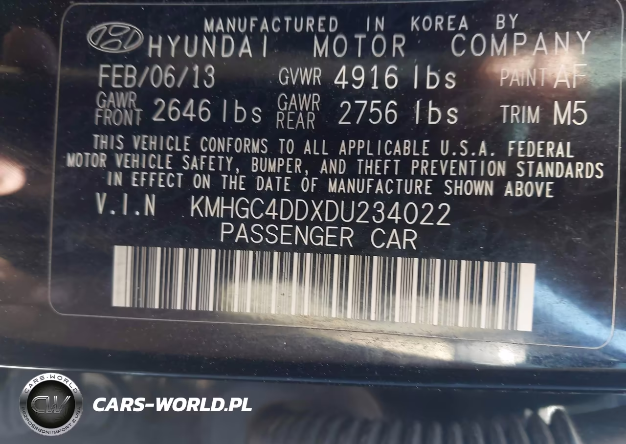 2013 Hyundai Genesis 3.8 VIN:KMHGC4DDXDU234022 - 9