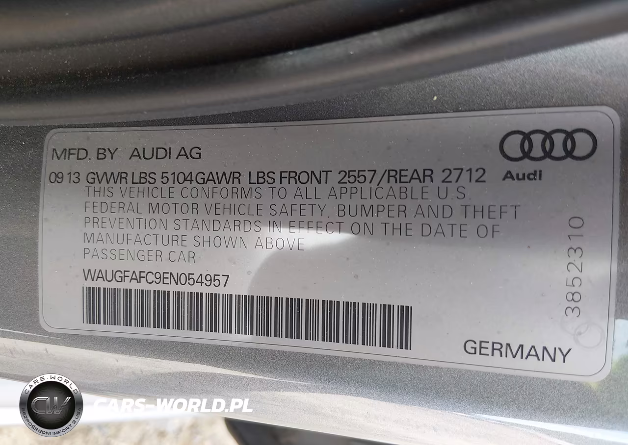 2014 Audi A6 2.0T Premium VIN:WAUGFAFC9EN054957 - 9