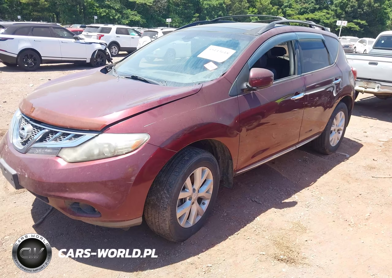 2011 Nissan Murano Sl VIN:JN8AZ1MU9BW059002 - 2