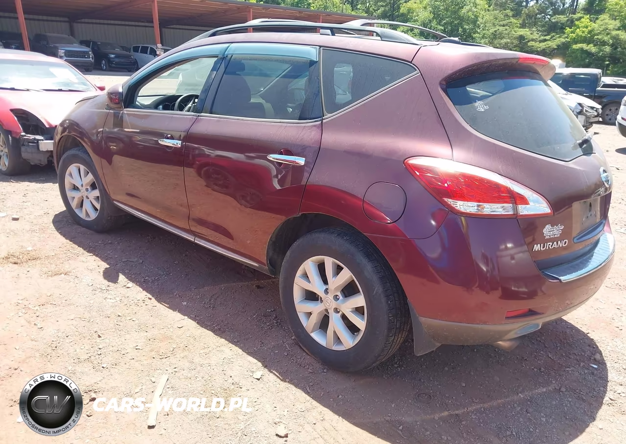 2011 Nissan Murano Sl VIN:JN8AZ1MU9BW059002 - 3