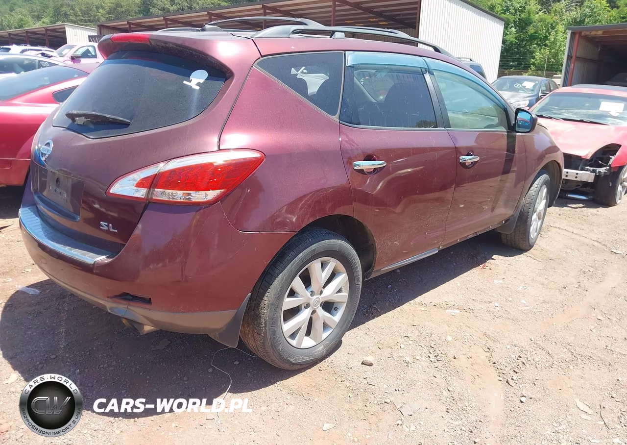 2011 Nissan Murano Sl VIN:JN8AZ1MU9BW059002 - 4