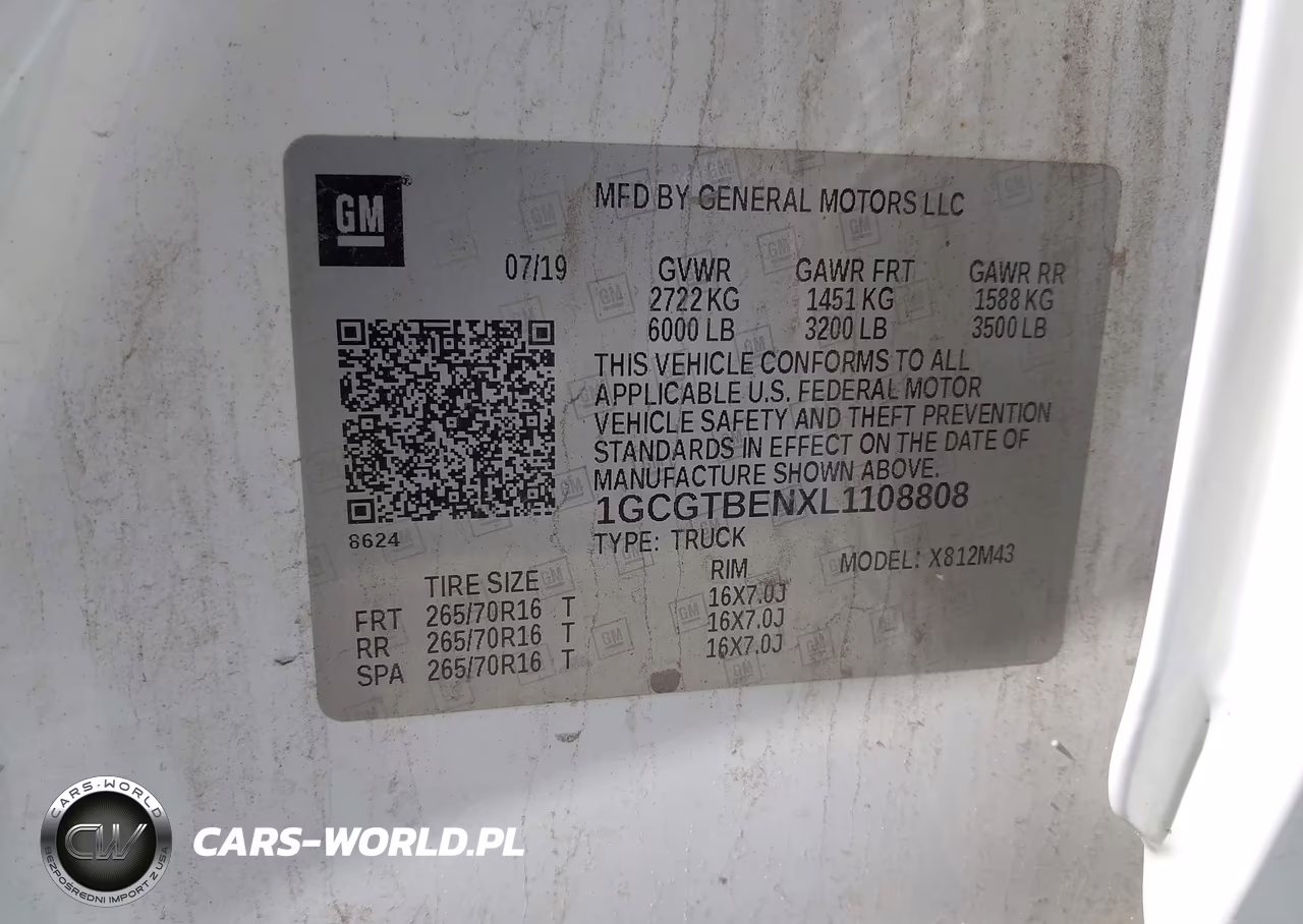 2020 Chevrolet Colorado 4Wd Short Box Wt VIN:1GCGTBENXL1108808 - 9