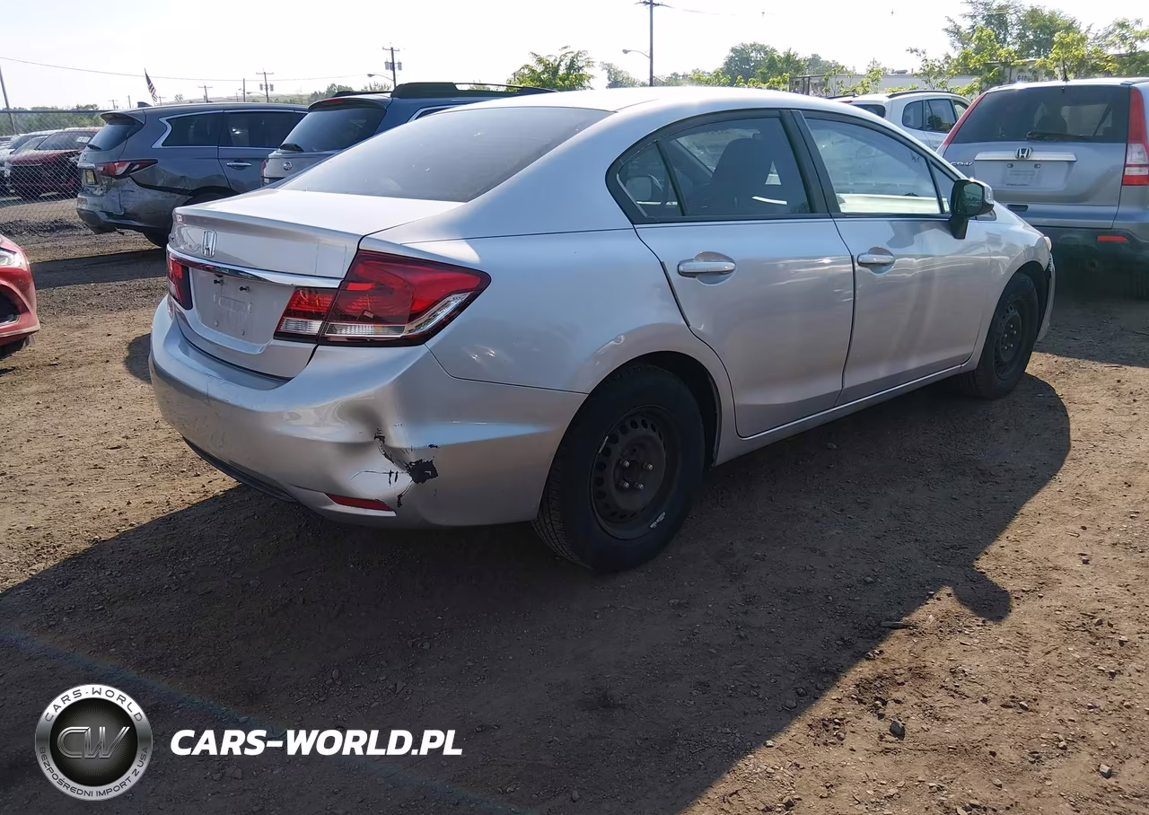 2013 Honda Civic Lx VIN:19XFB2F59DE215800 - 4