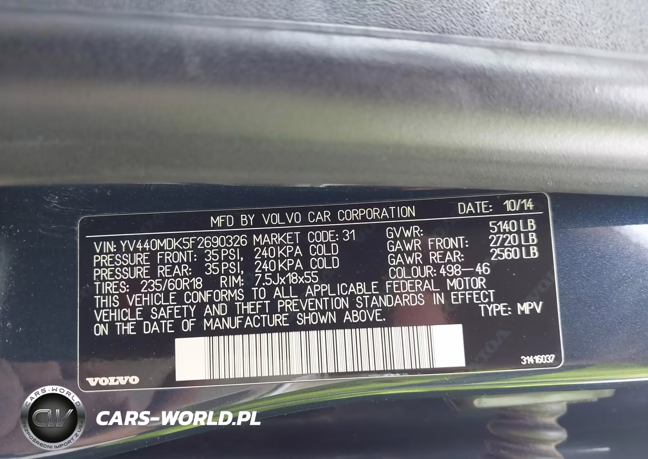 2015 Volvo Xc60 T5 Premier VIN:YV440MDK5F2690326 - 9