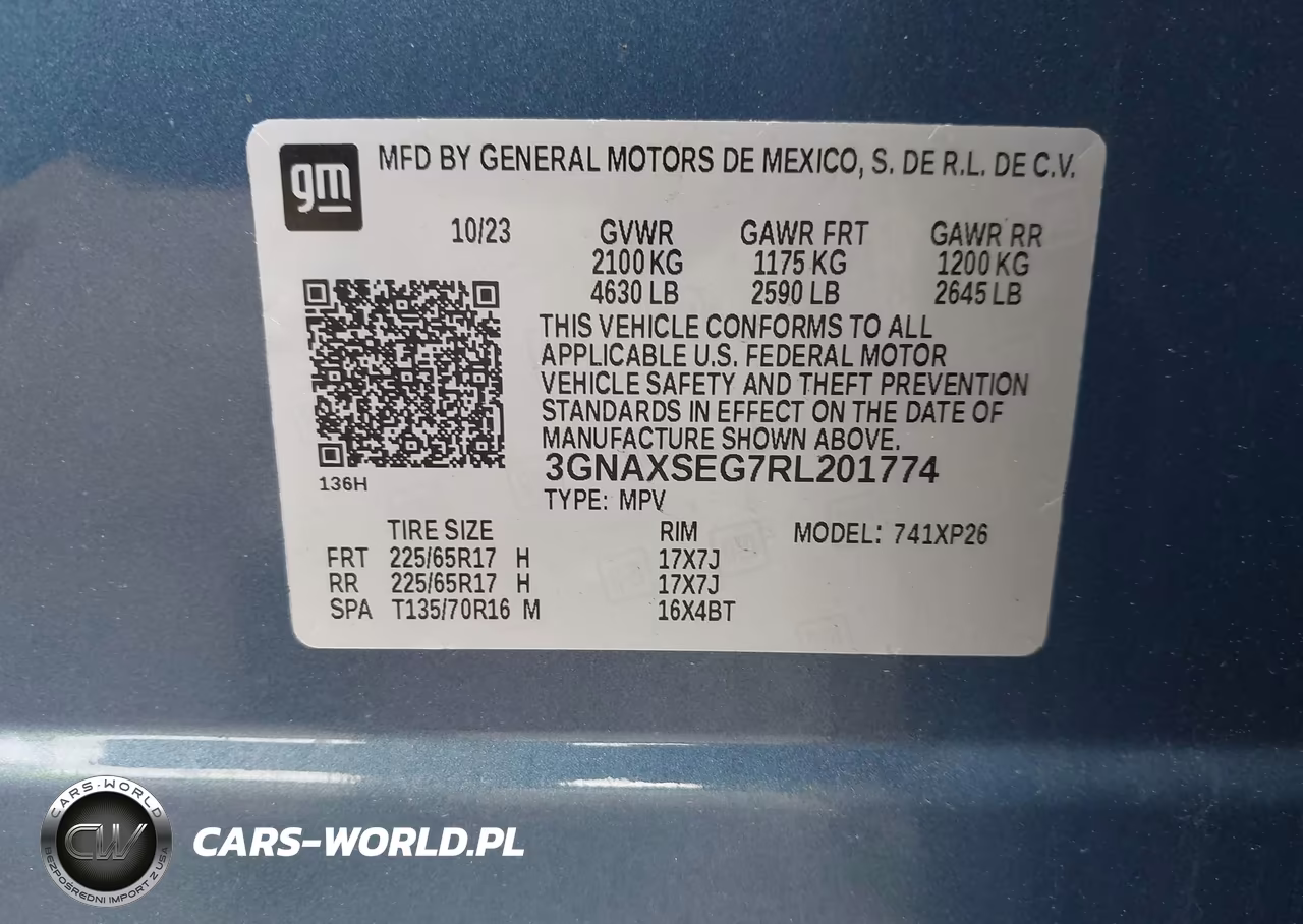 2024 Chevrolet Equinox Awd Ls VIN:3GNAXSEG7RL201774 - 9