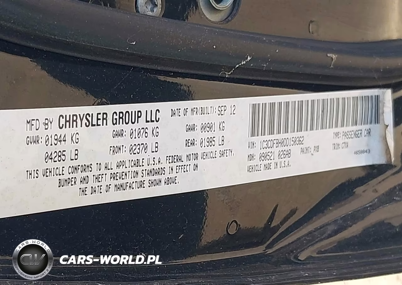2013 Dodge Dart Rallye VIN:1C3CDFBH0DD150362 - 9