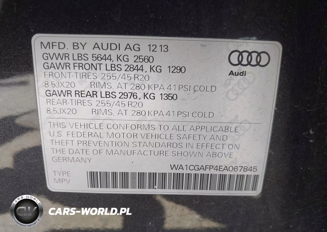 2014 Audi Sq5 3.0T Premium Plus VIN:WA1CGAFP4EA067845 - 9