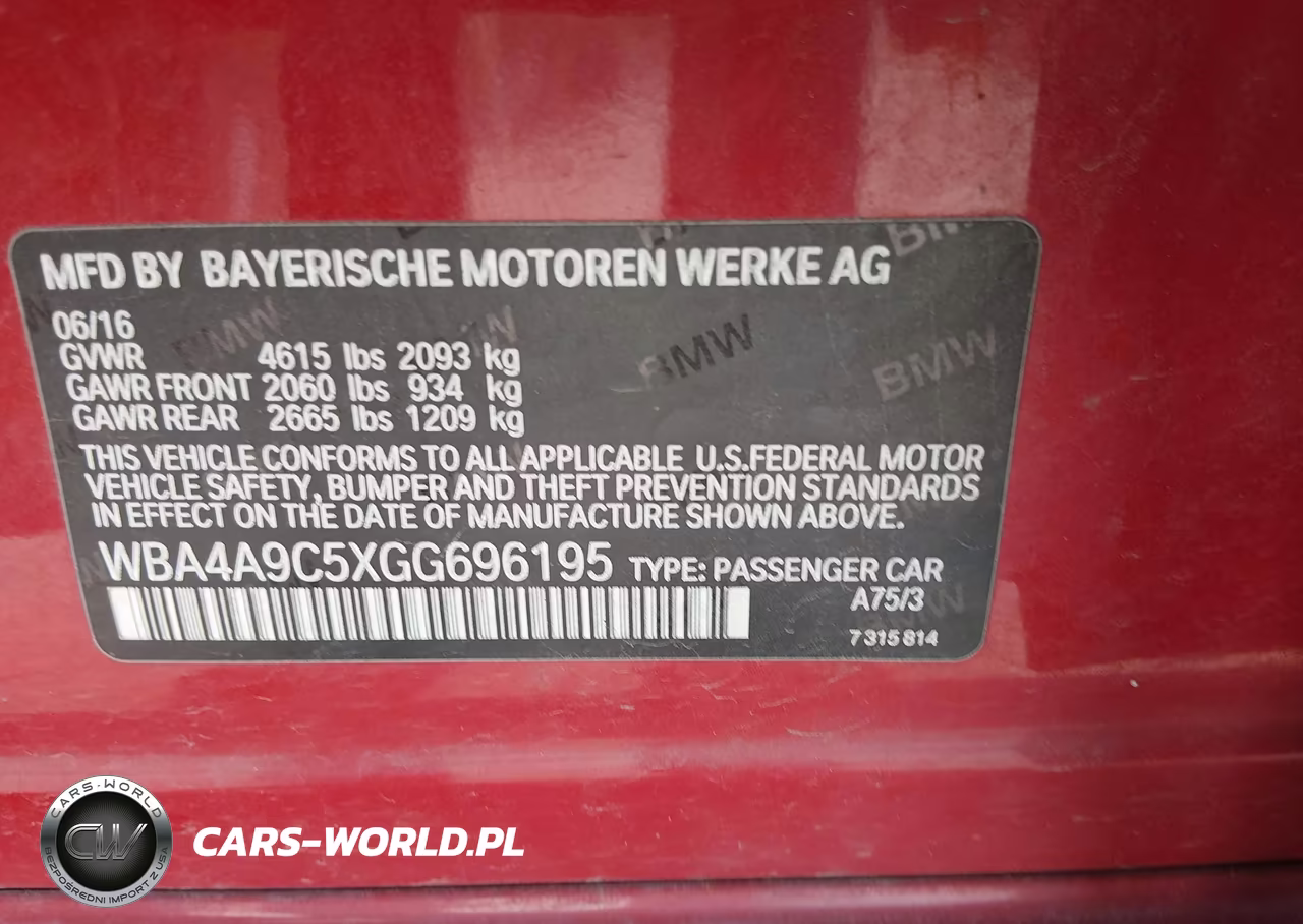 2016 BMW 428I Gran Coupe VIN:WBA4A9C5XGG696195 - 9