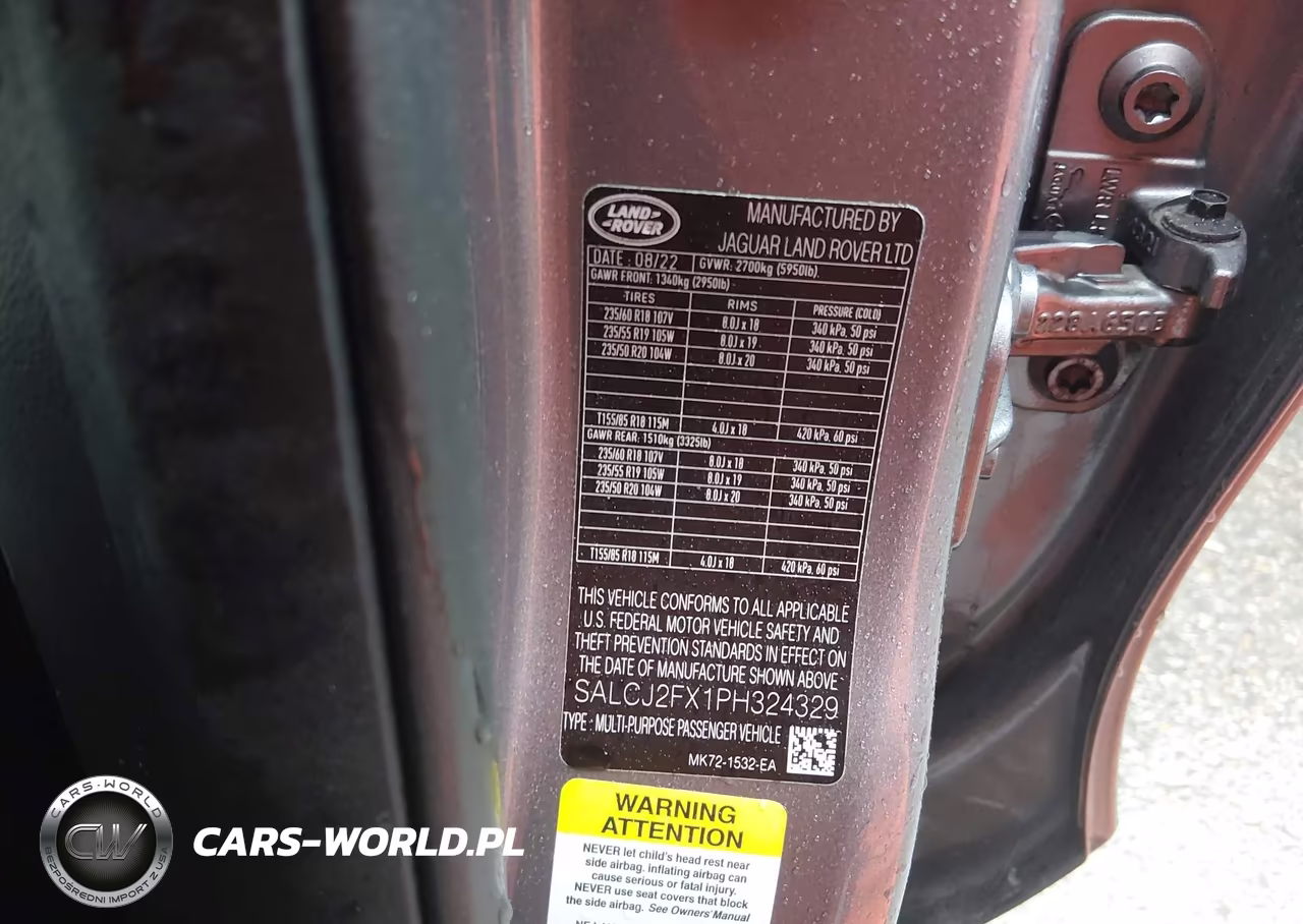2023 Land Rover Discovery Sport S VIN:SALCJ2FX1PH324329 - 9