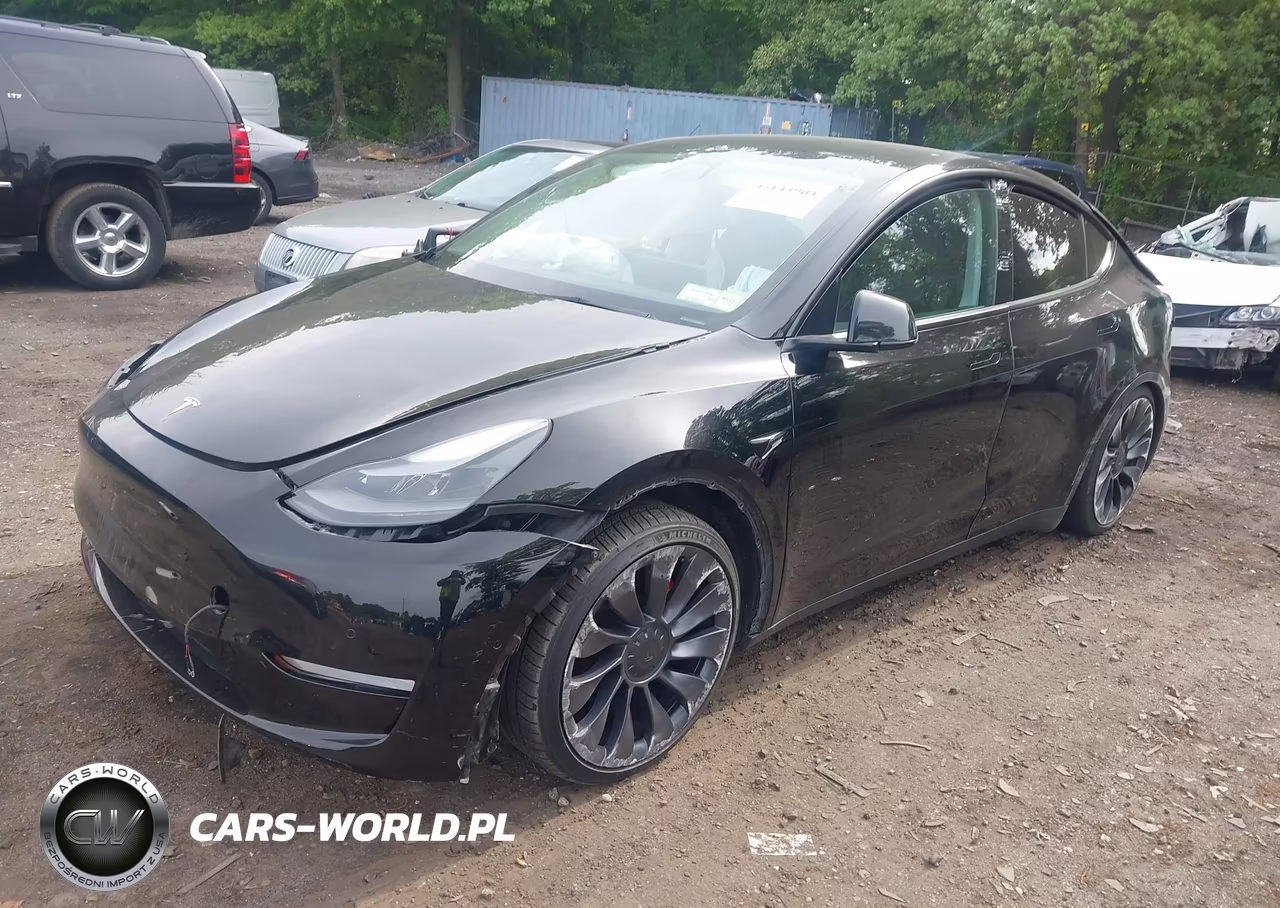 2021 Tesla Model Y Performance Dual Motor All-Wheel Drive VIN:5YJYGDEF5MF252000 - 2