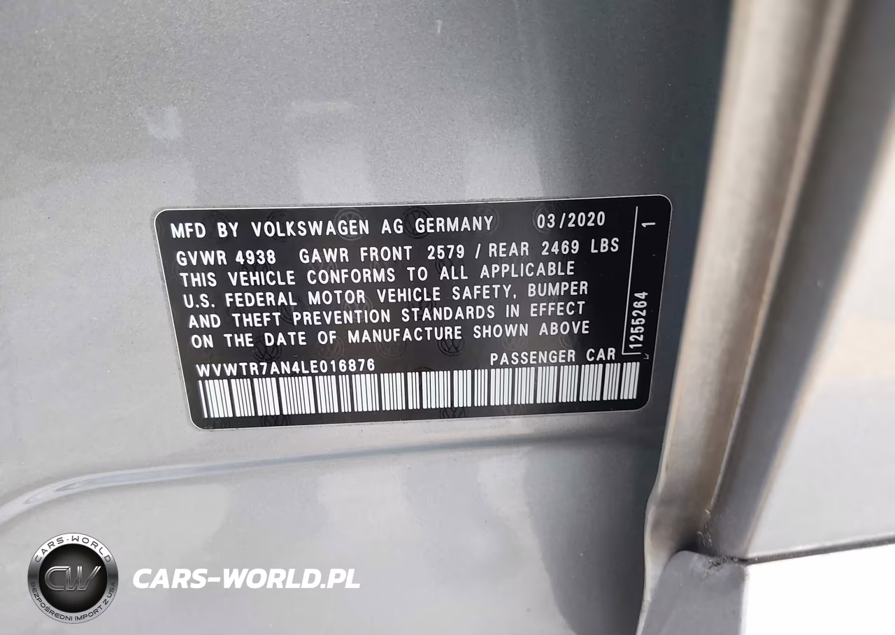 2020 Volkswagen Arteon 2.0T Sel Premium R-Line VIN:WVWTR7AN4LE016876 - 9