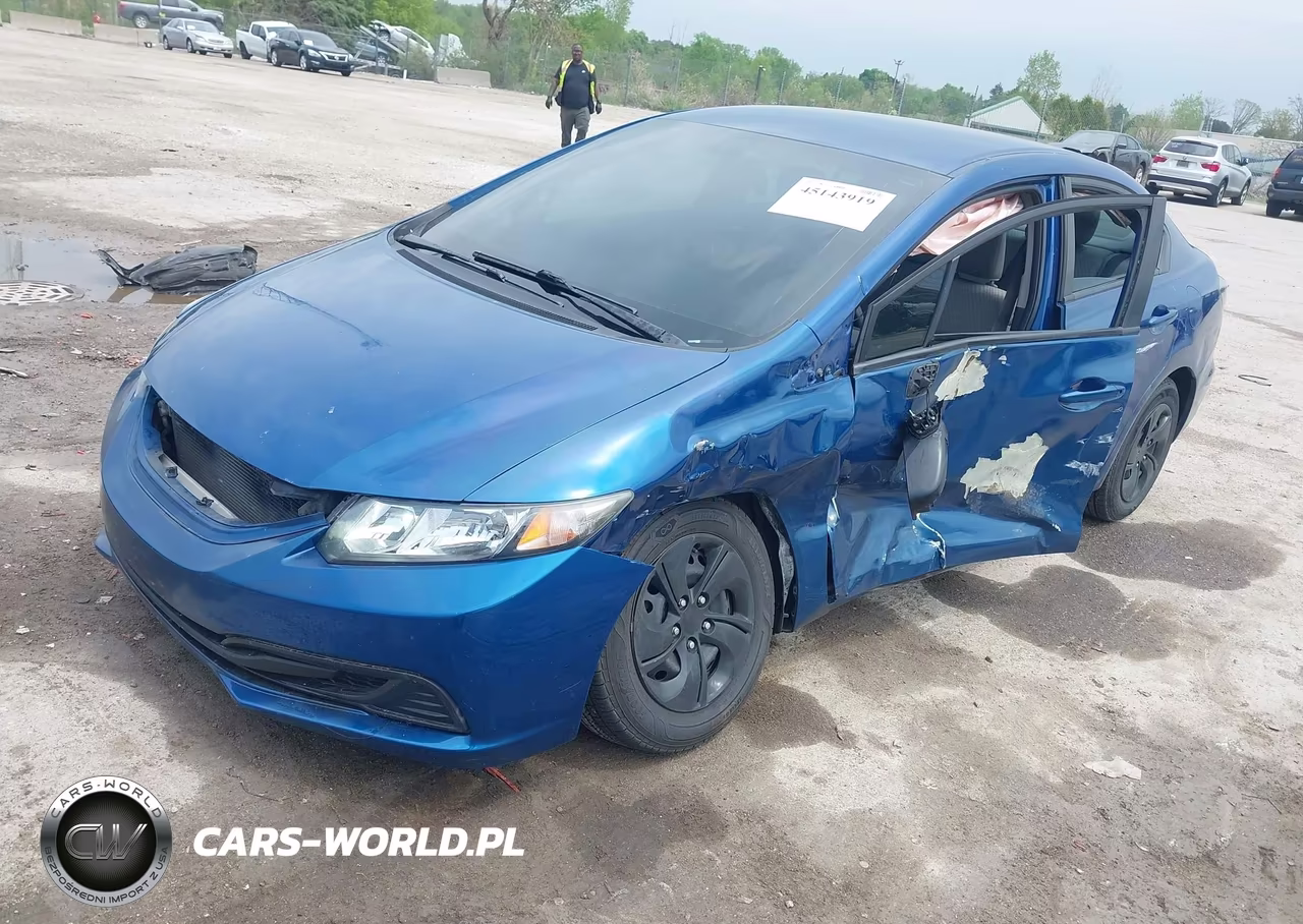 2014 Honda Civic Lx VIN:19XFB2F54EE070229 - 2