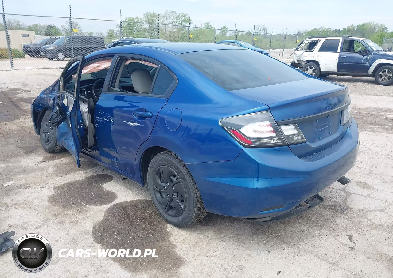 2014 Honda Civic Lx VIN:19XFB2F54EE070229 - 3