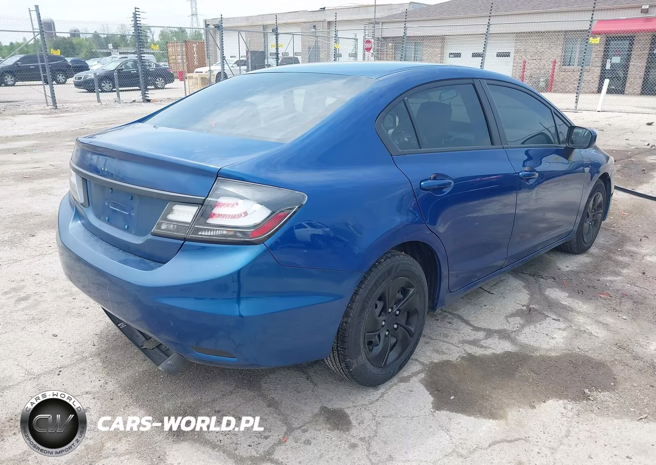 2014 Honda Civic Lx VIN:19XFB2F54EE070229 - 4